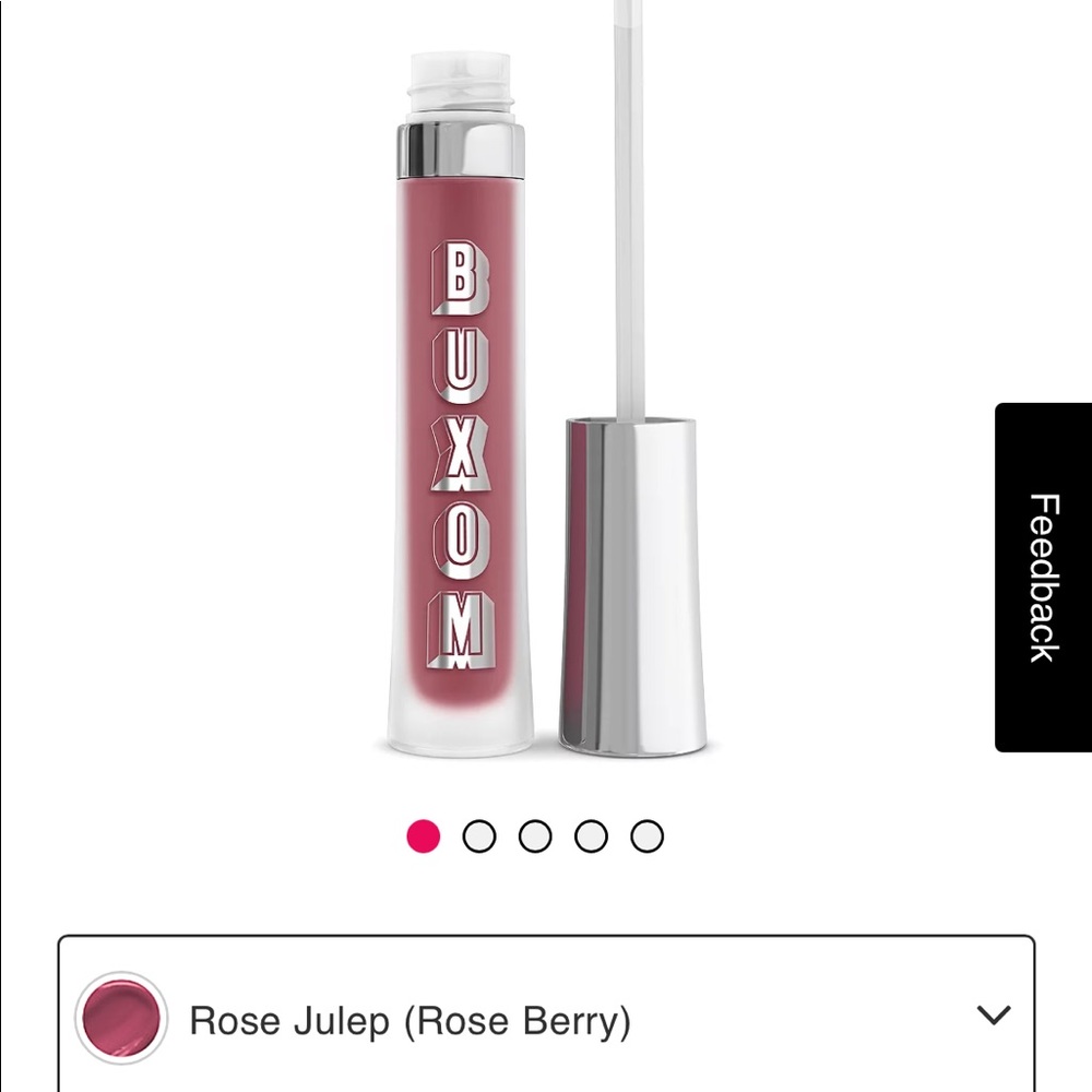 Buxom Full-On Lip Plumping Lip Cream color: Rose Julep